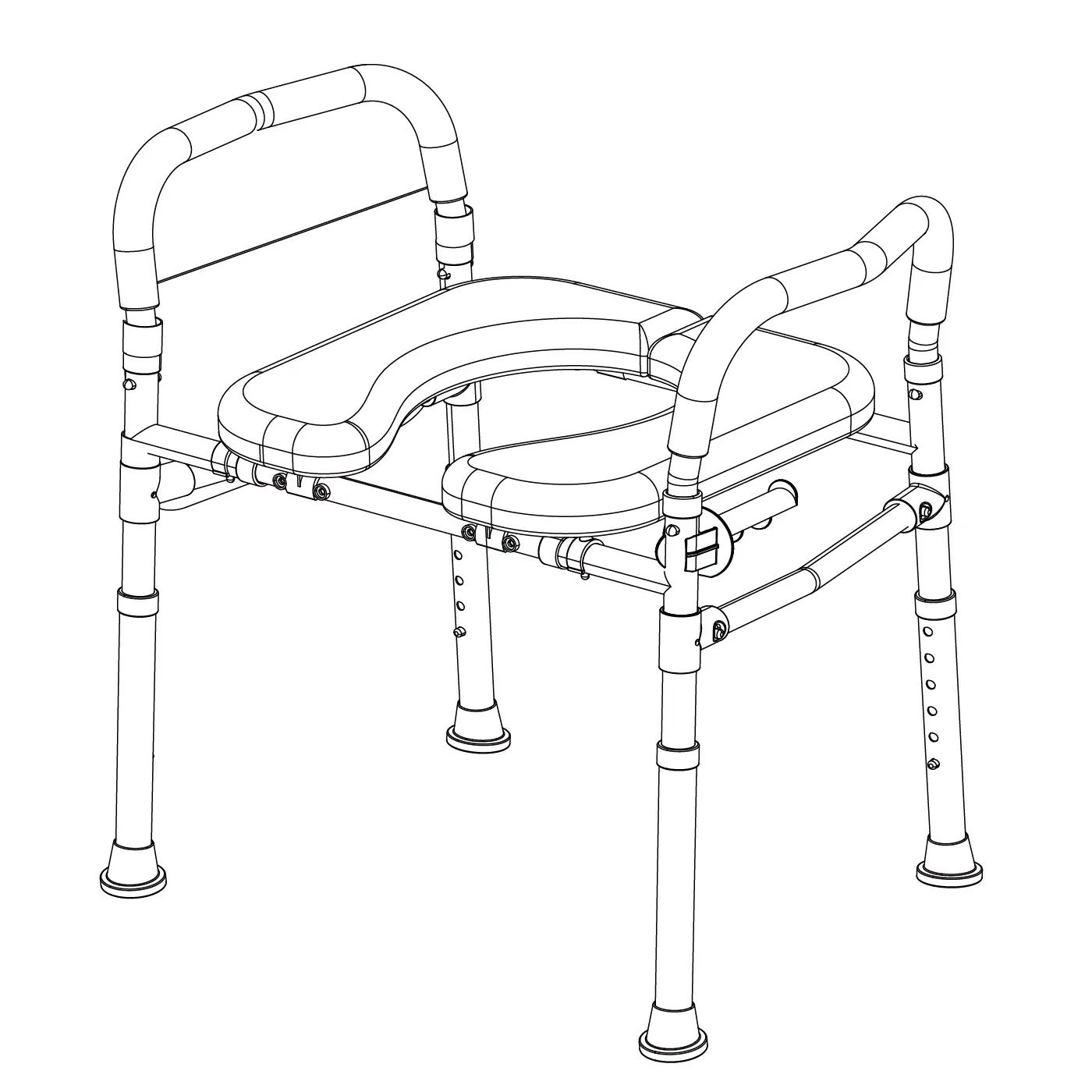 Bedside Commode Toilet